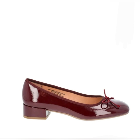 Time and Tru Women's String Bow Block Heel Ballet Shoes Size 11 NWT - Picture 7 of 9